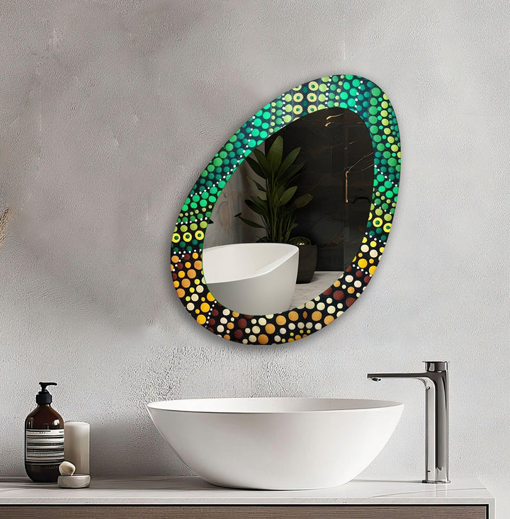 Mirrored wall art showcasing intricate craftsmanship for a unique and stylish addition
