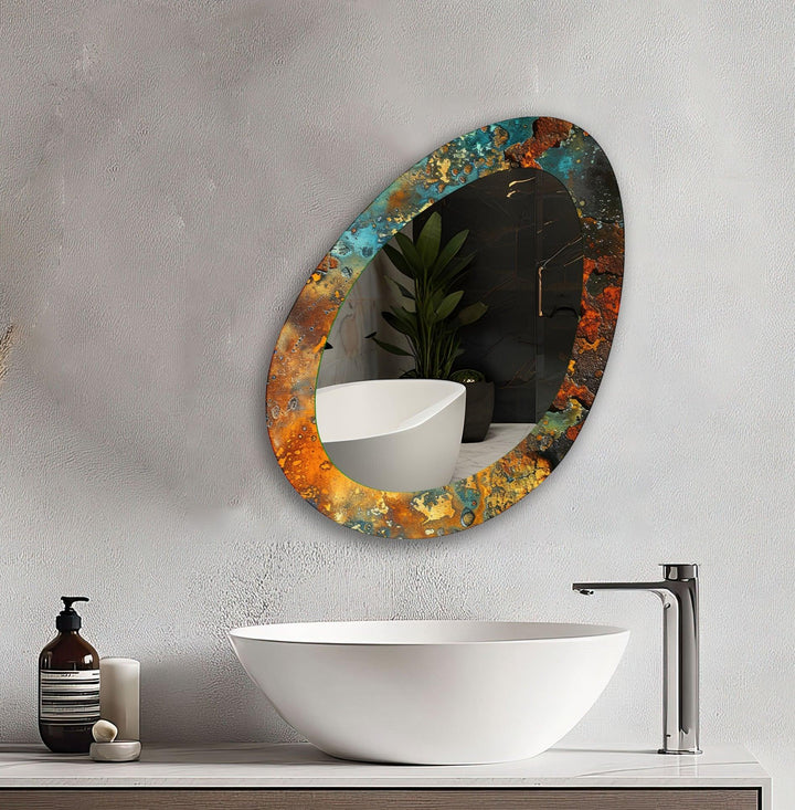 Decorative wall mirror showcasing minimalist elegance for a timeless addition to any room
