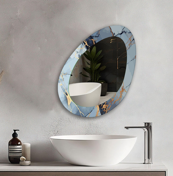 Decorative wall mirror with a minimalist frame to complement both modern and classic interiors

