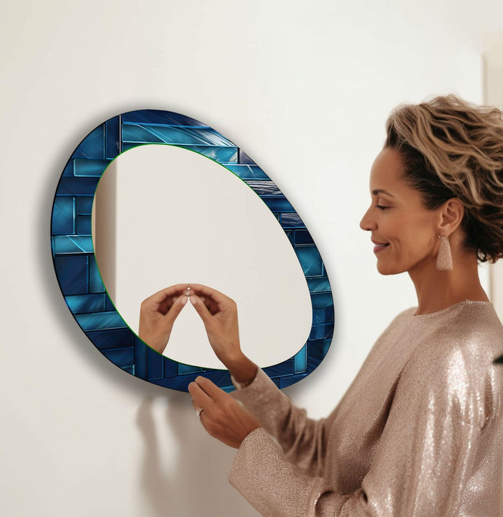 Decorative wall mirror perfect for adding a touch of modern elegance to your home
