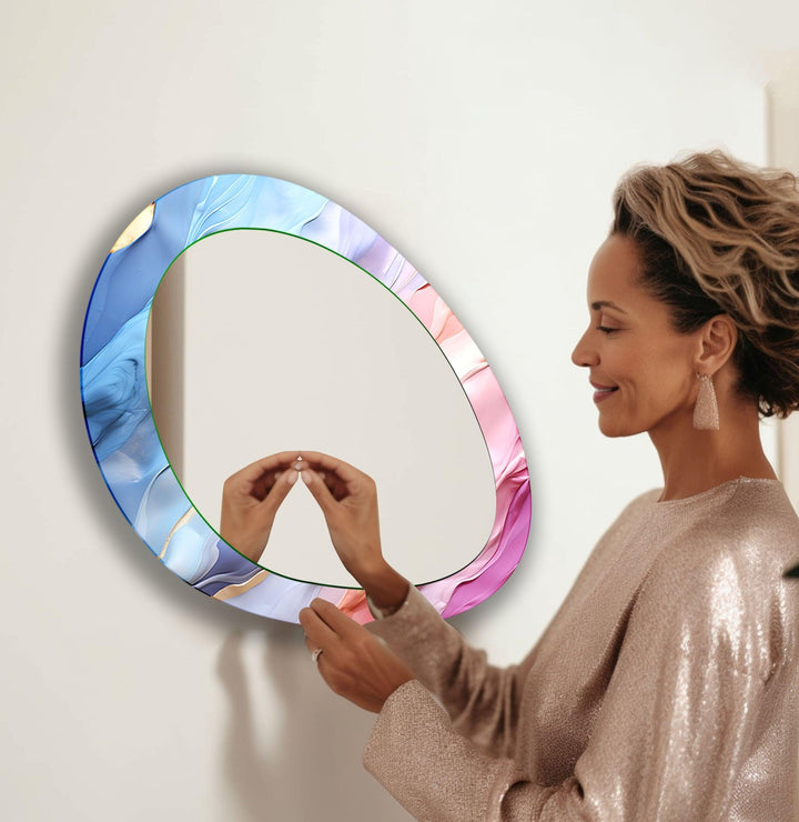 Wall mirrors with sleek frames and reflective surfaces for a modern and minimalistic look
