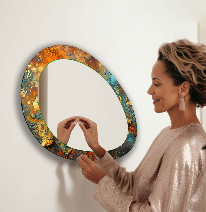 Mirror wall decor with creative frames and reflective details to elevate your home interior
