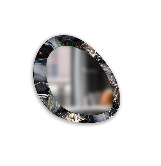 Black Marble Mirror Large Wall Mirror - MyPhotoStation