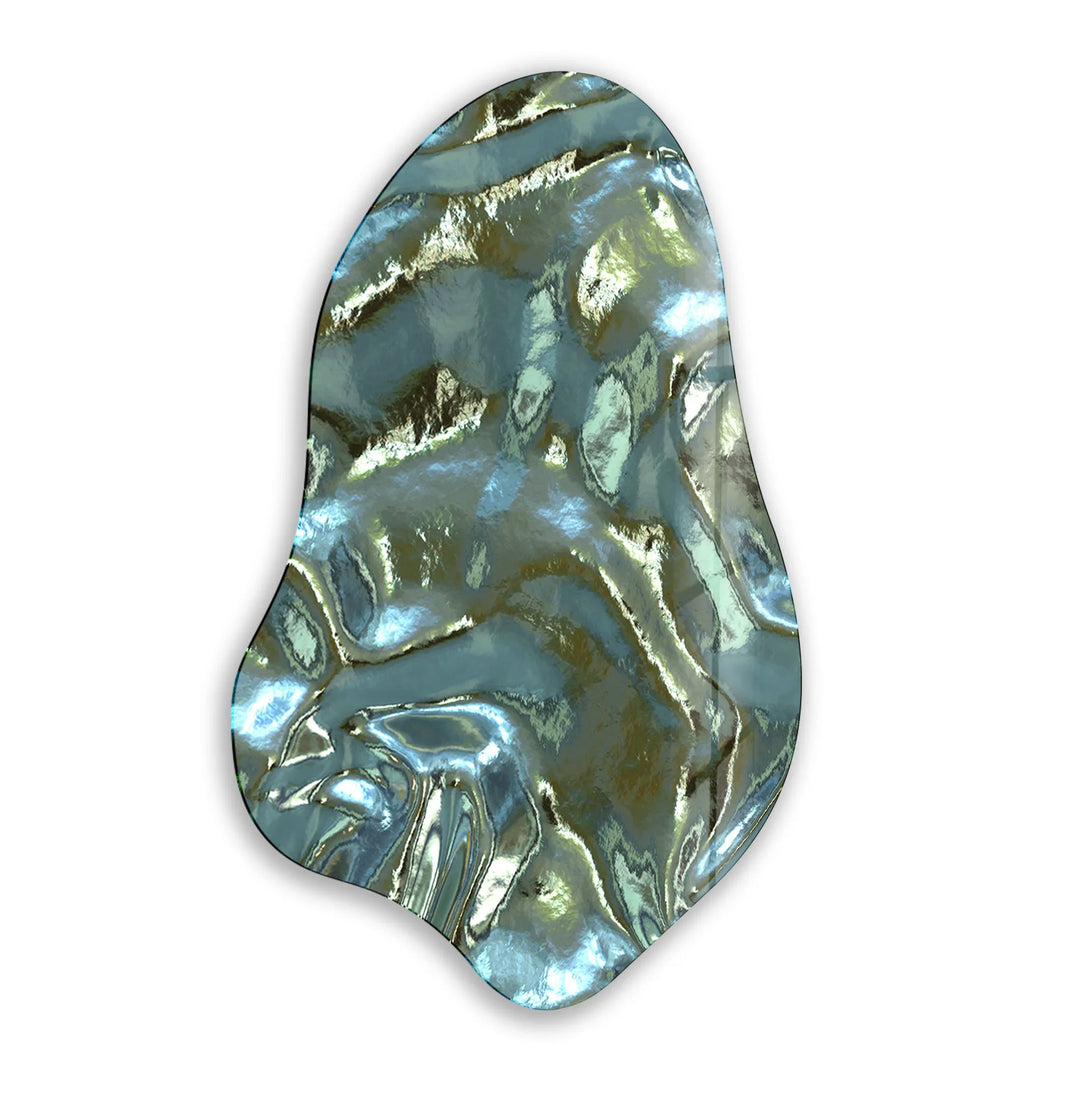 Stylish Green Abstract Glass Wall Art, art glass wall art, glass wall art pictures
