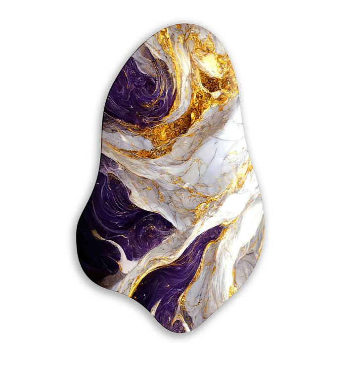 Stylish Gold Marble Glass Wall Art, glass photo prints, glass picture prints
