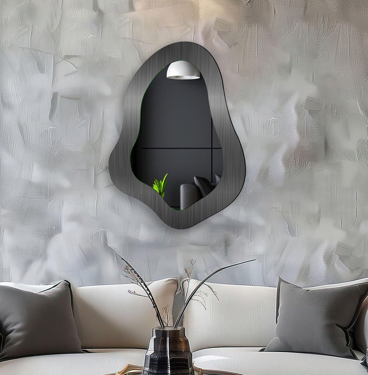 Mirrored wall art showcasing intricate craftsmanship for a unique and stylish addition
