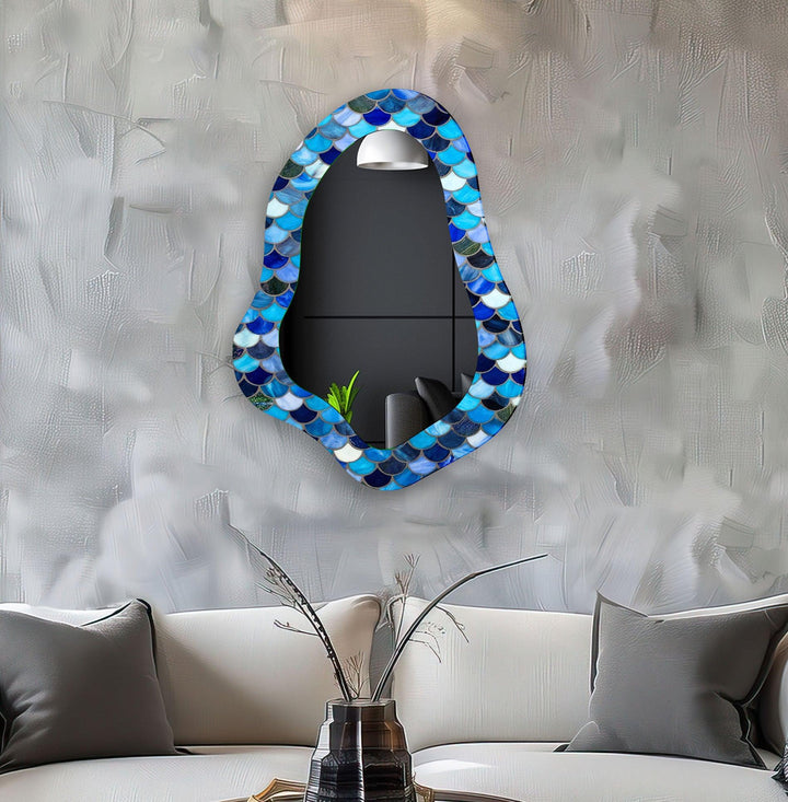 Mirrored wall art with stylish and artistic elements for a bold decor statement
