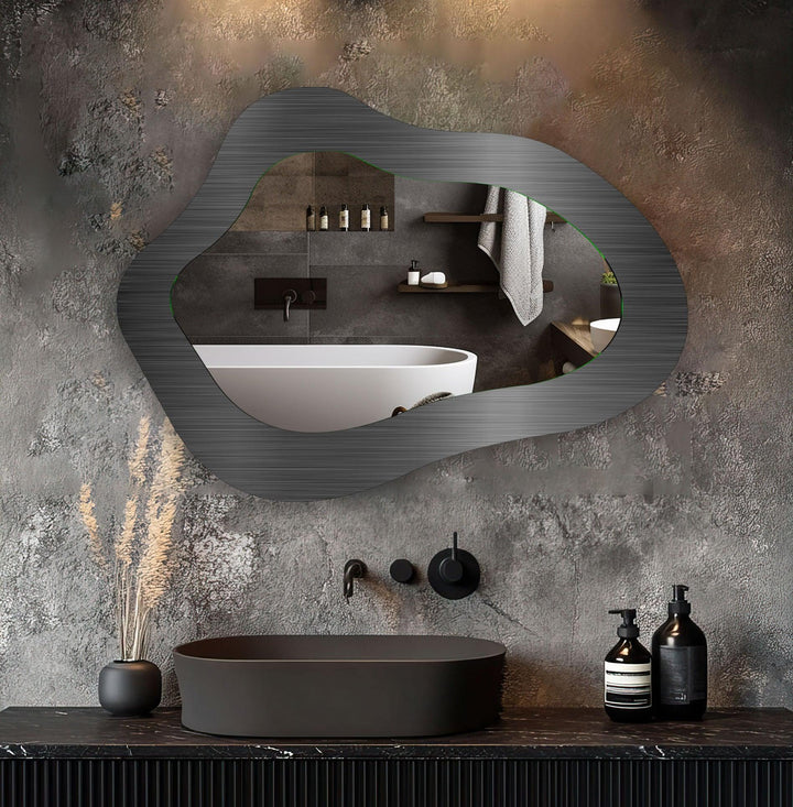Stylish wall mirrors featuring sleek and modern frames for a sophisticated look
