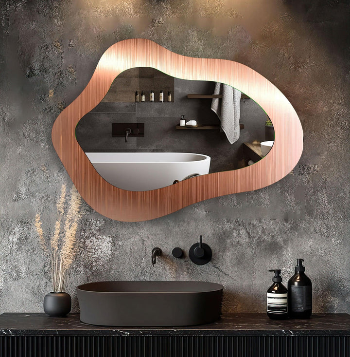Decorative wall mirror perfect for adding a touch of modern elegance to your home
