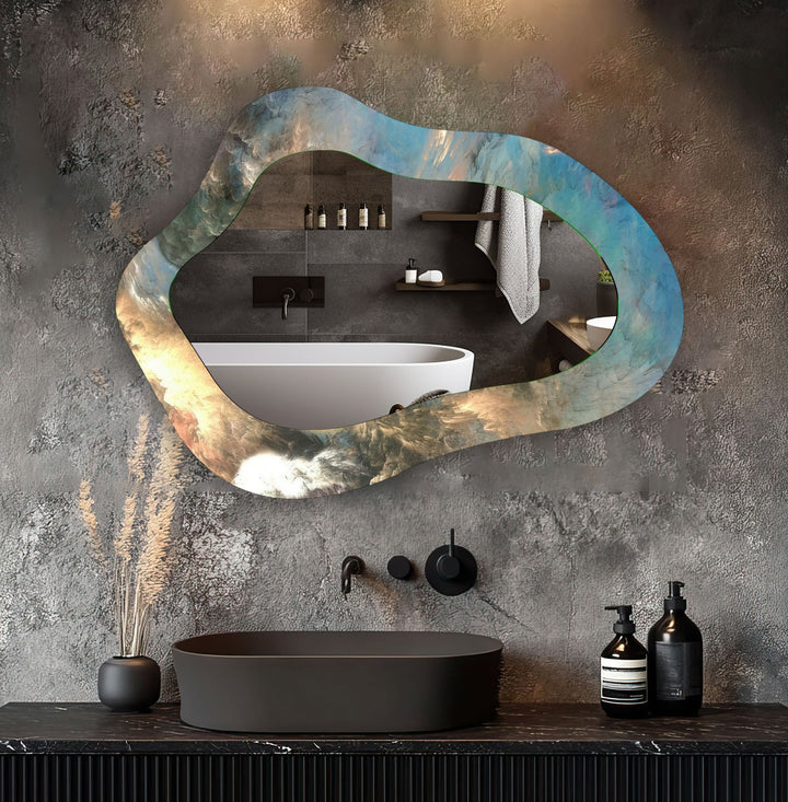 Stylish wall mirrors crafted with clean lines to complement modern interiors
