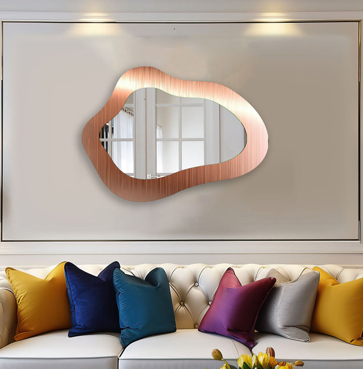 Wall mirrors featuring sleek lines and creative frames to bring modern charm to your decor
