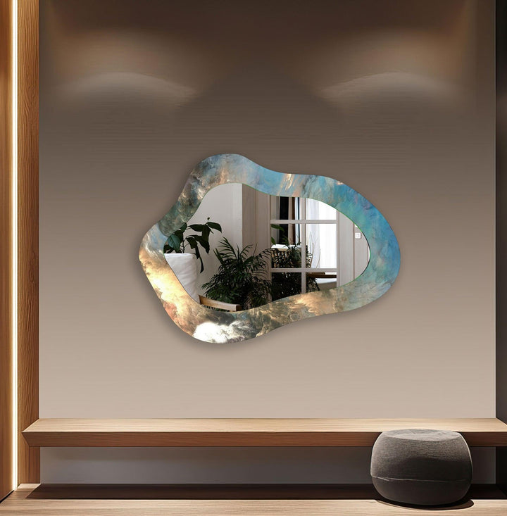 Wall mirrors featuring intricate patterns for a decorative piece that transforms your space
