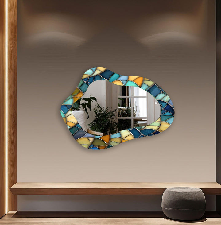 Mirror wall decor with creative frames and reflective details to elevate your home interior
