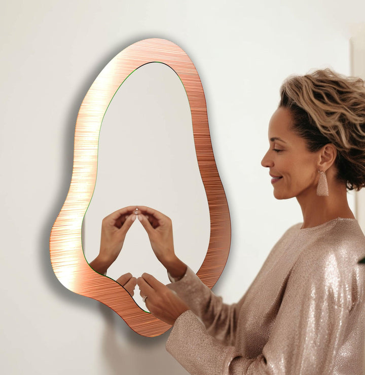 Mirror wall art showcasing intricate designs that enhance the sophistication of your walls
