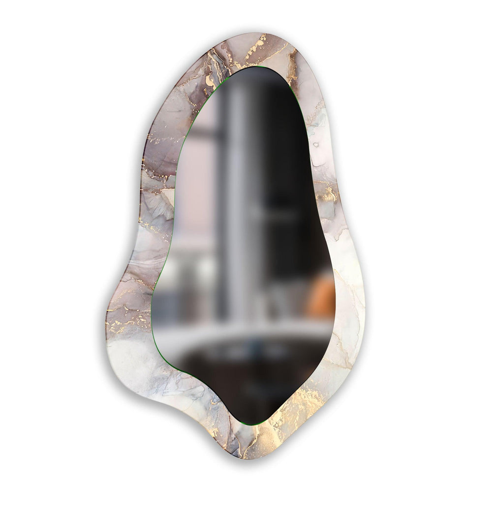 Decorative wall mirror blending timeless charm with contemporary style for versatile decor
