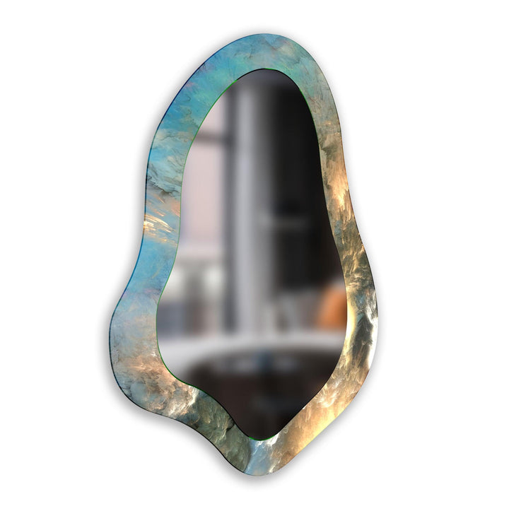 Mirror wall decor with bold designs that serve as a stunning focal point in any room
