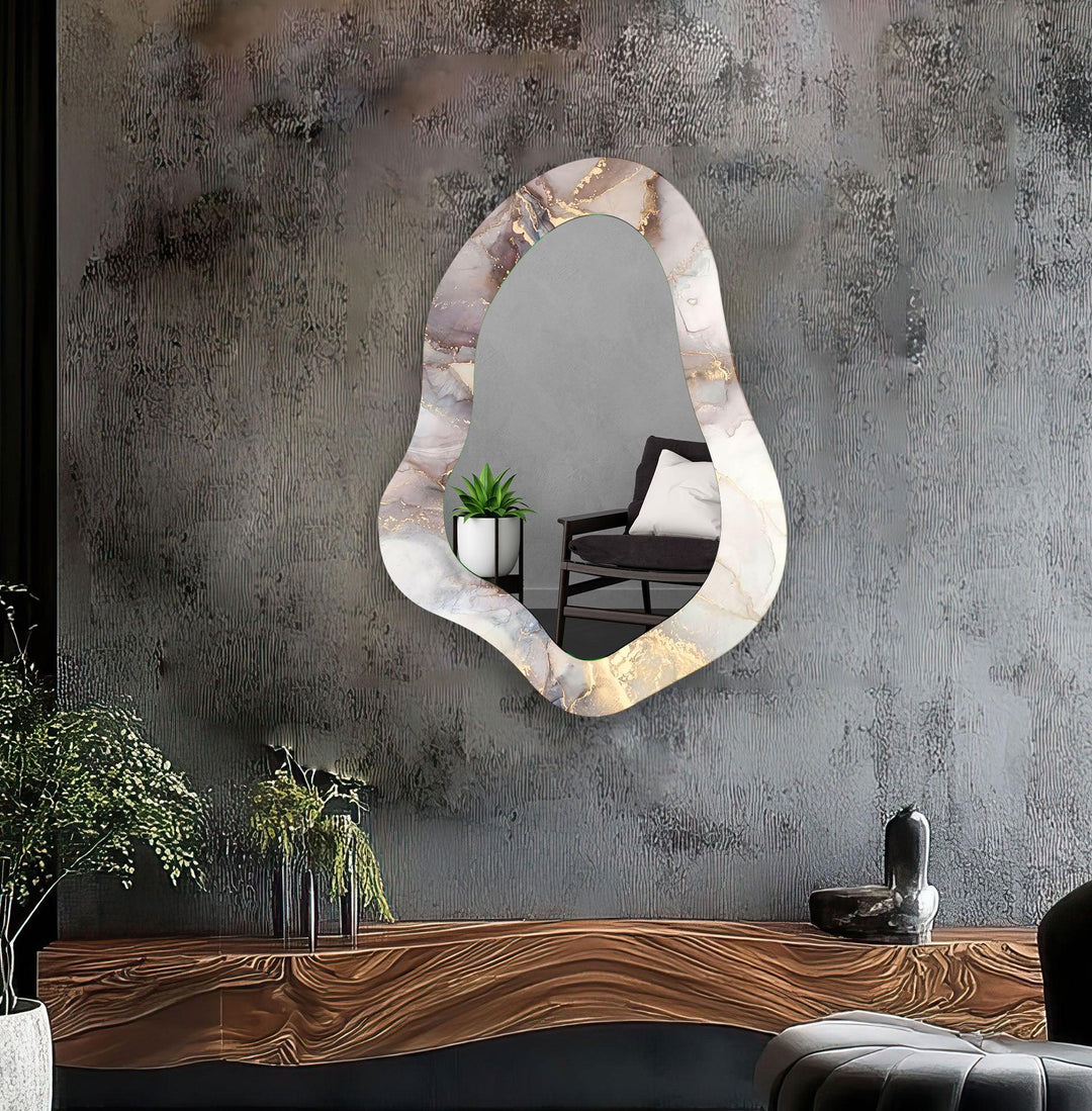 Wall mirrors featuring intricate patterns for a decorative piece that transforms your space
