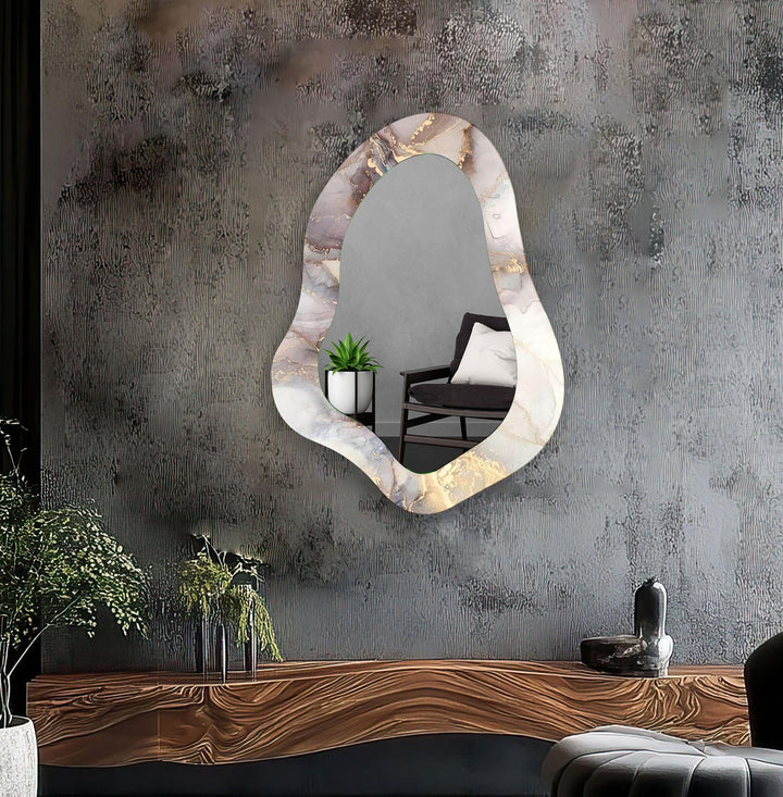 Wall mirrors featuring intricate patterns for a decorative piece that transforms your space
