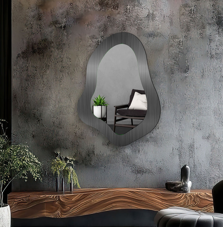Mirror wall art with creative patterns and reflective accents to brighten your walls
