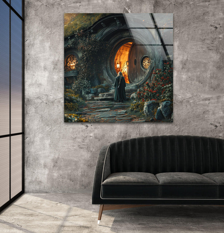 Hobbit House Glass Wall Art glass photo prints, glass picture prints
