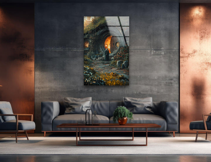 Hobbit House Glass Wall Art large glass photo prints, glass wall photos
