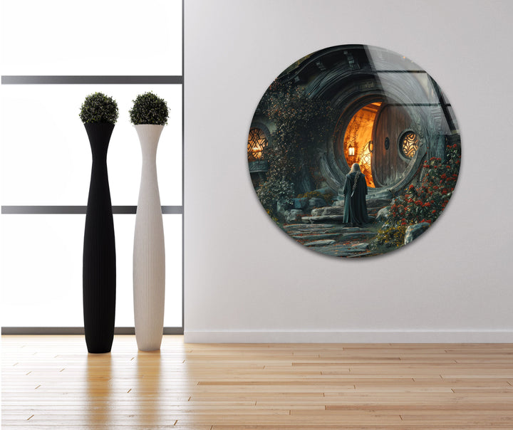 Hobbit House Glass Wall Art glass image printing, glass prints from photos
