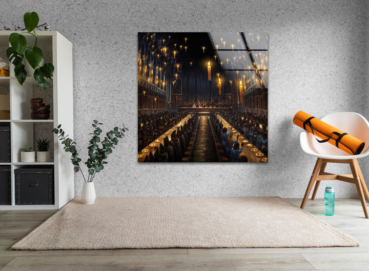 Hogwarts Glass Art Paintings