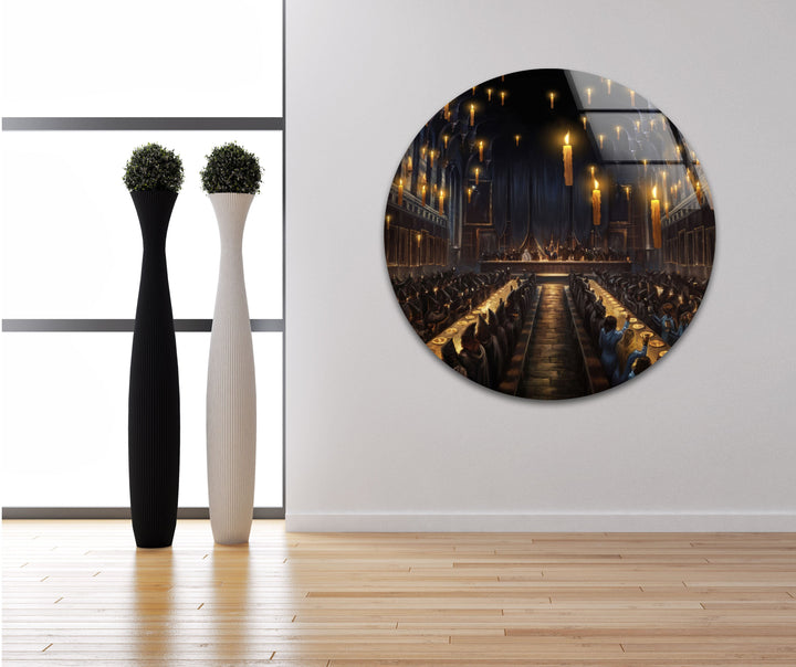 Hogwarts  Modern Wall Art on Glass | Unique Glass Photos
