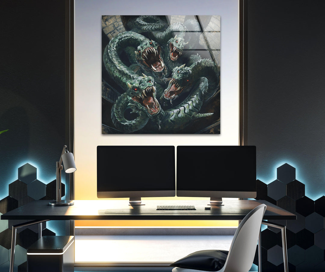 Hydra Glass Wall Art glass photo prints, glass picture prints
