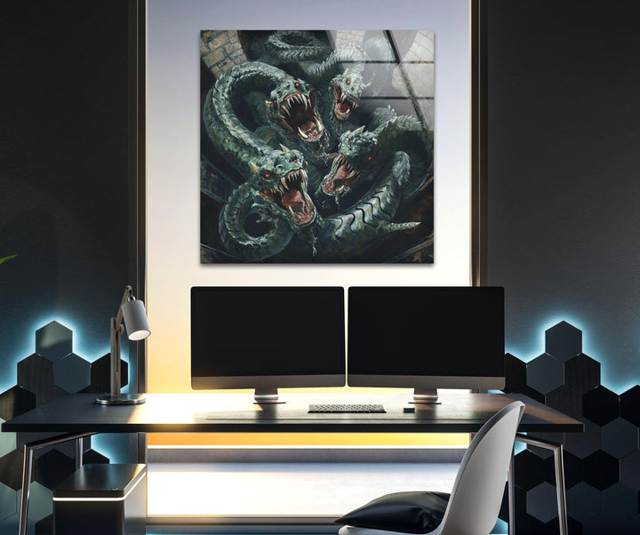 Hydra Glass Wall Art glass photo prints, glass picture prints
