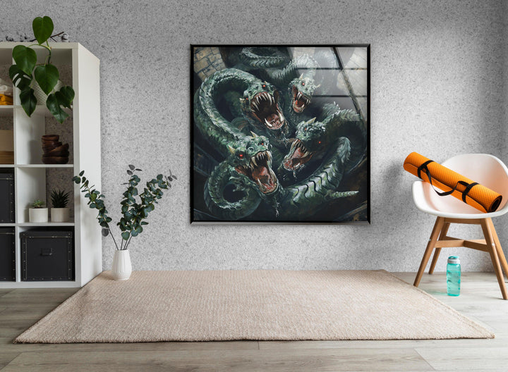 Hydra Glass Wall Art large glass photo prints, glass wall photos
