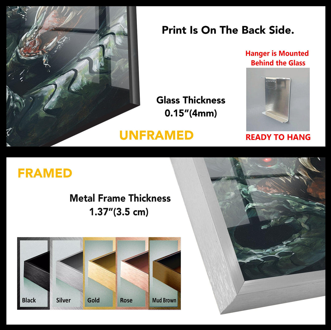 Hydra Tempered Glass Wall Art - MyPhotoStation