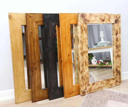 Antic Wooden Wall Mirror - MyPhotoStation