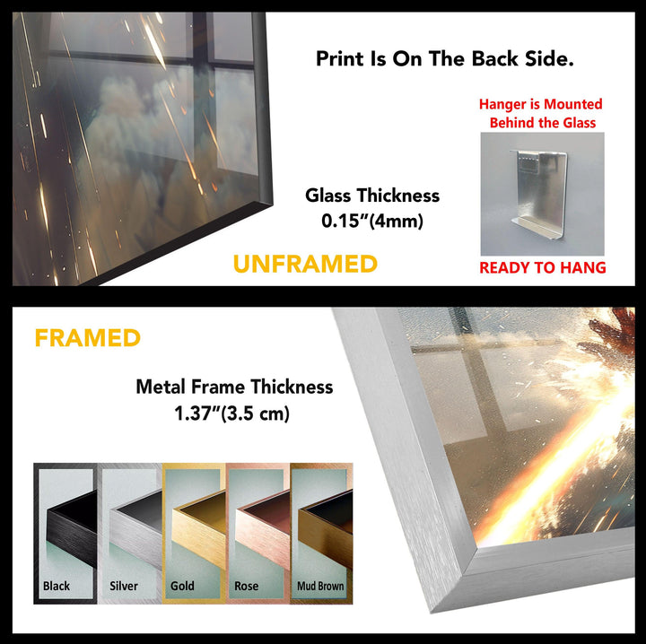 Iron Man Tempered Glass Wall Art - MyPhotoStation