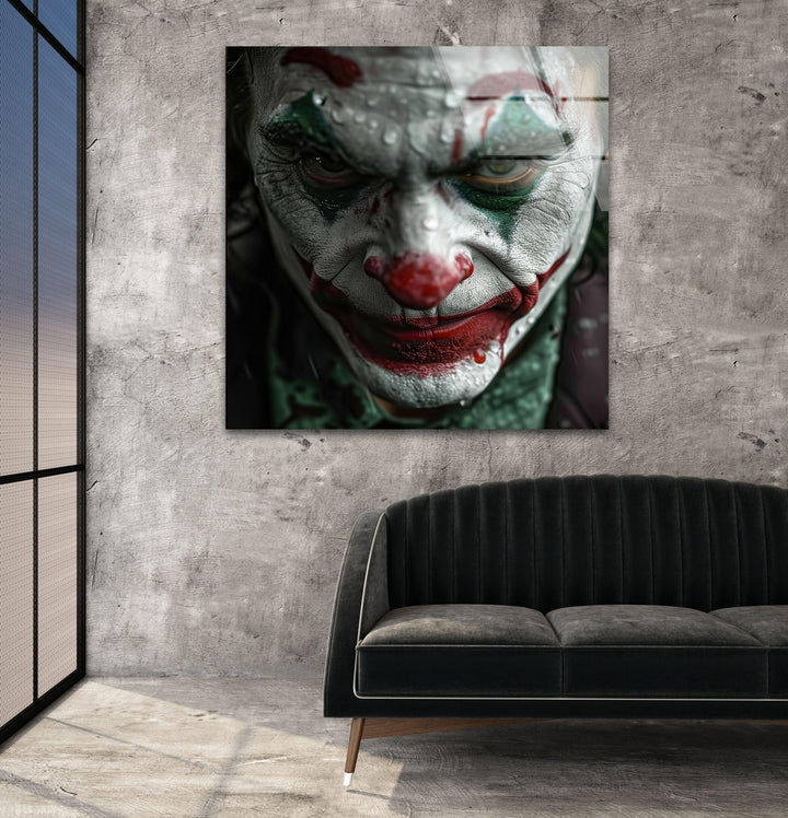 Joker Glass Art 