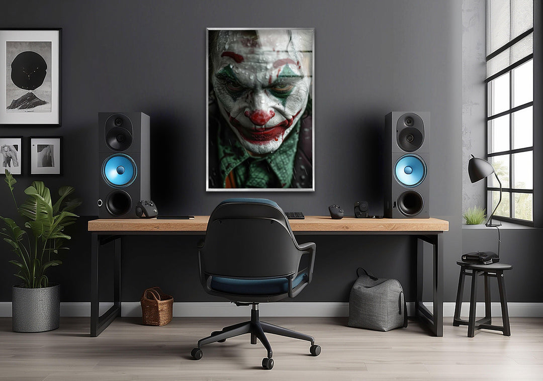 The Joker Tempered Glass Wall Art for Living