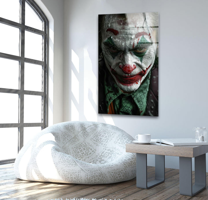 Joker Glass Wall Art