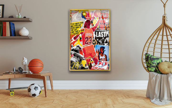 Jordan 23 Glass Wall Art glass pictures for Wall, glass prints wall art
