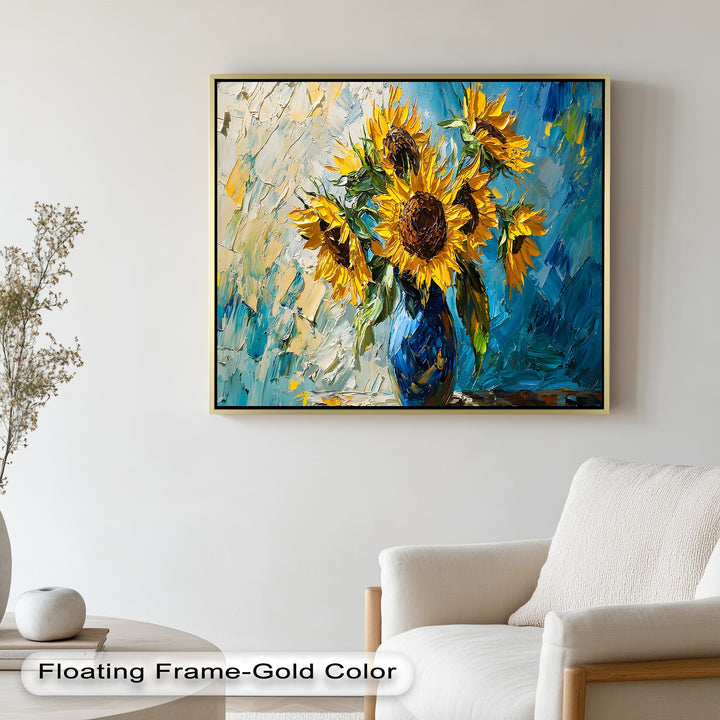 Sunflower Bouquet – Botanical Oil Painting
