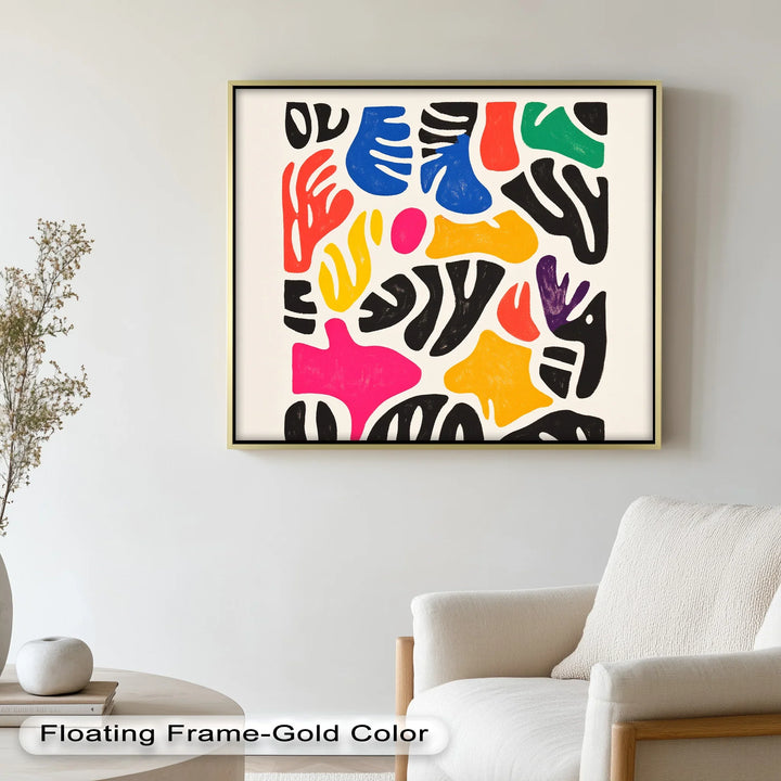 Chromatic Rhythm – Abstract Fauvist Oil Painting - MyPhotoStation