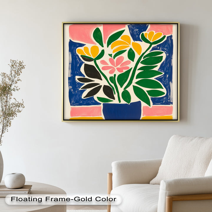 Vibrant Vase Composition – Modern Fauvist Oil Painting
