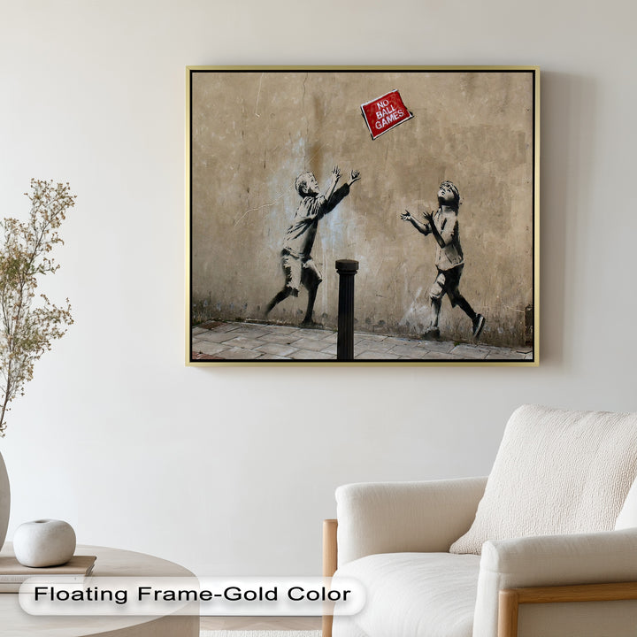 No Ball Games – Banksy Oil Painting