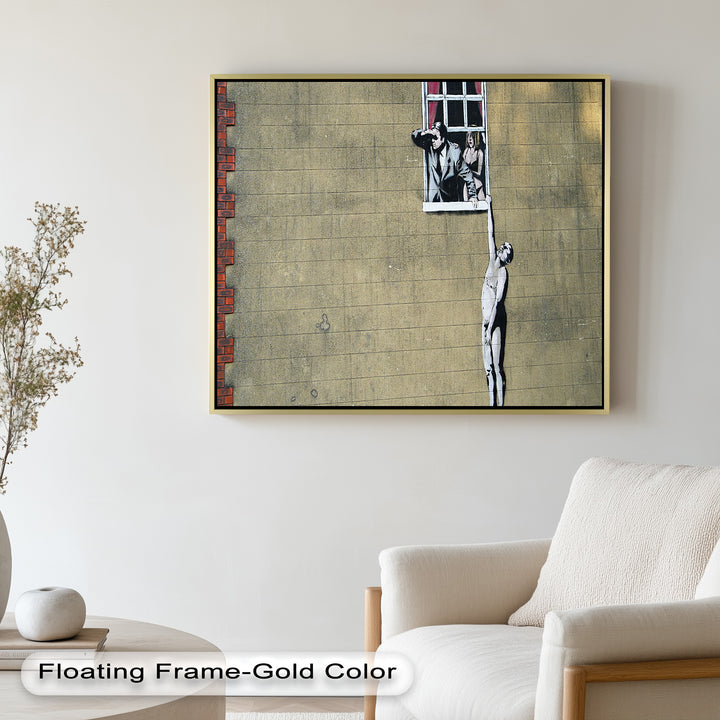 Love in Suspense – Banksy Oil Painting