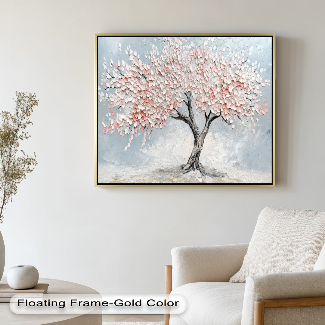 Blossoming Cherry Tree – Floral Oil Painting