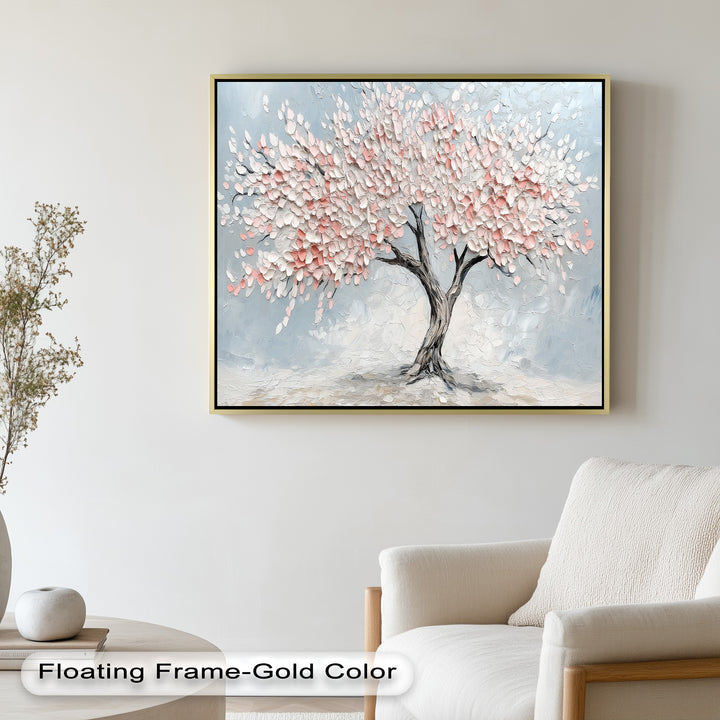 Blossoming Cherry Tree – Floral Oil Painting
