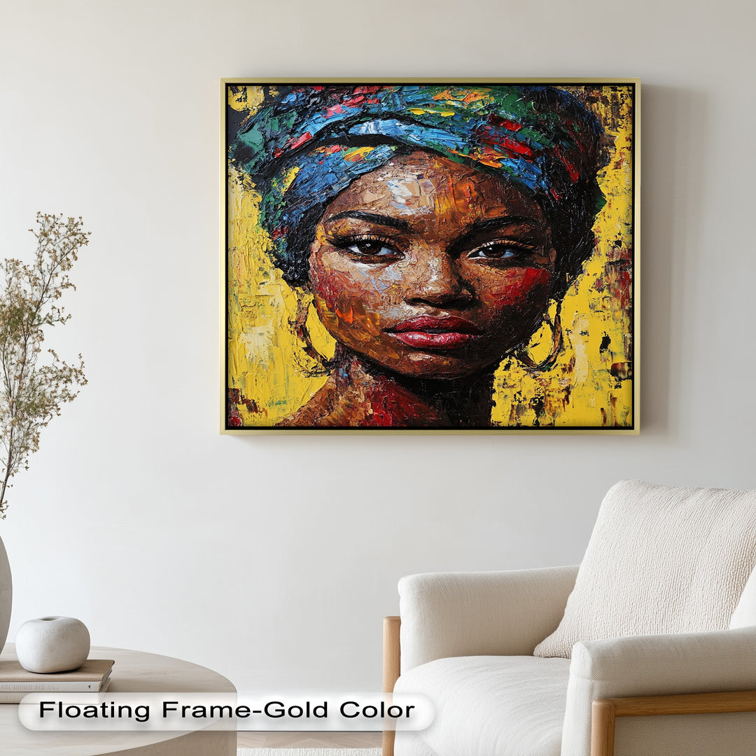 Radiant Soul – Bold Portrait Oil Painting in Fauvist Style