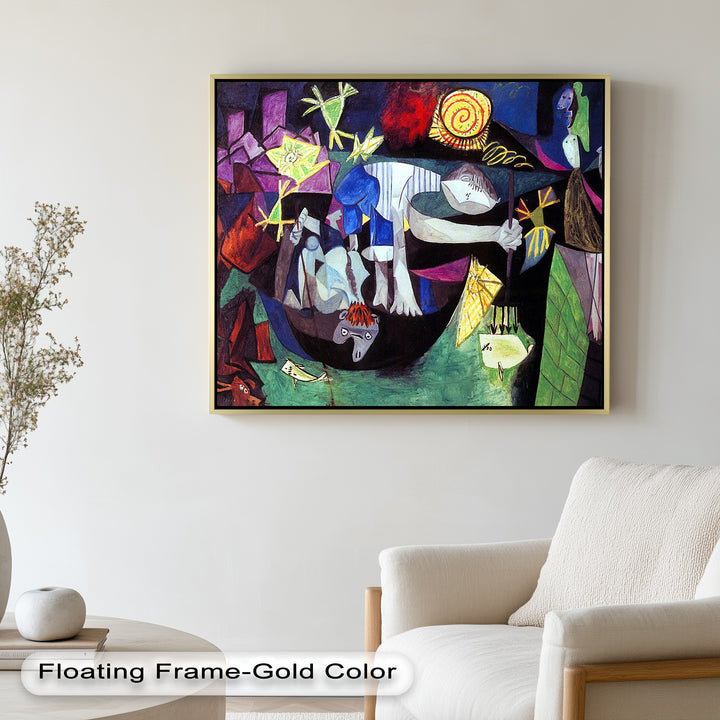 The Bathers by Pablo Picasso – Surreal Abstract Oil Painting
