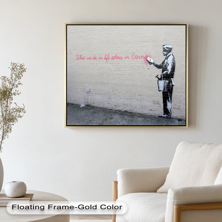 Echoes in Eternity – Banksy Oil Painting