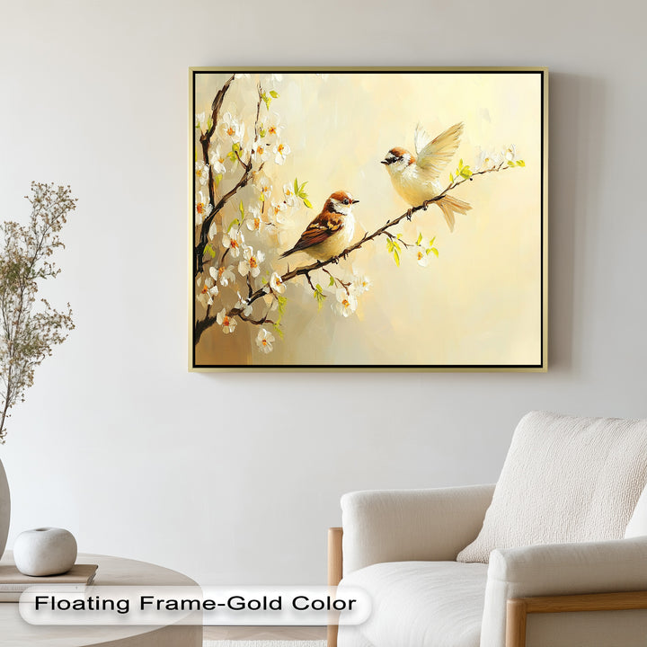 Spring Conversation – Animal Oil Painting