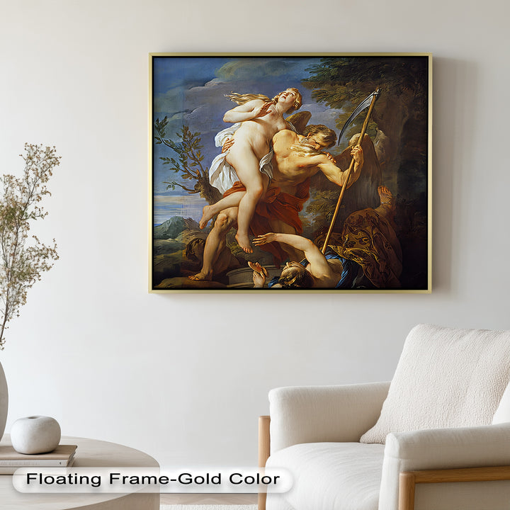 The Seizure of Beauty by Time – Mythological Renaissance Nude Oil Painting